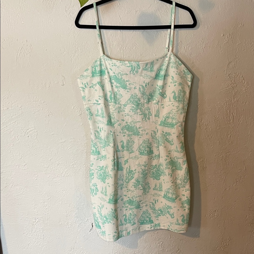 Avec Les Filles Mint Green Mini Dress Just The Sea